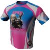 Apex Predators Blue and Pink Bowling Jersey