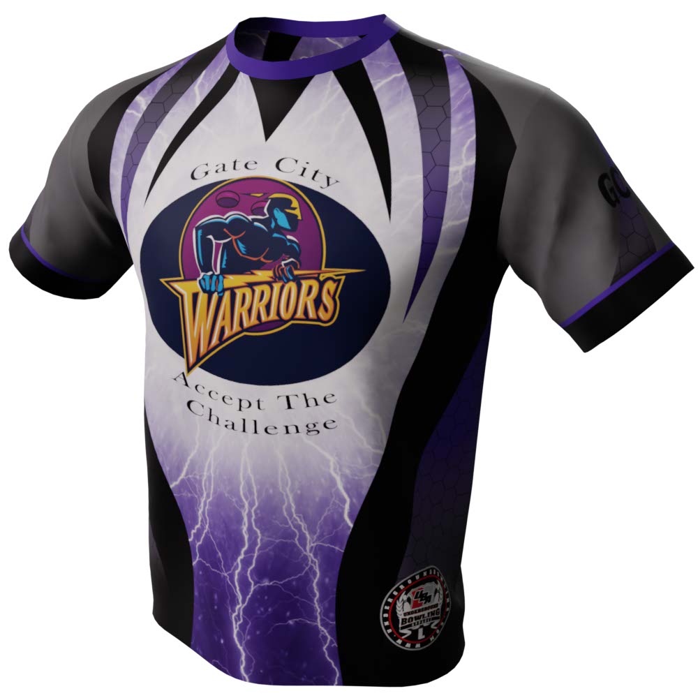 Gate City Warriors Purple Lightning Bowling Jersey