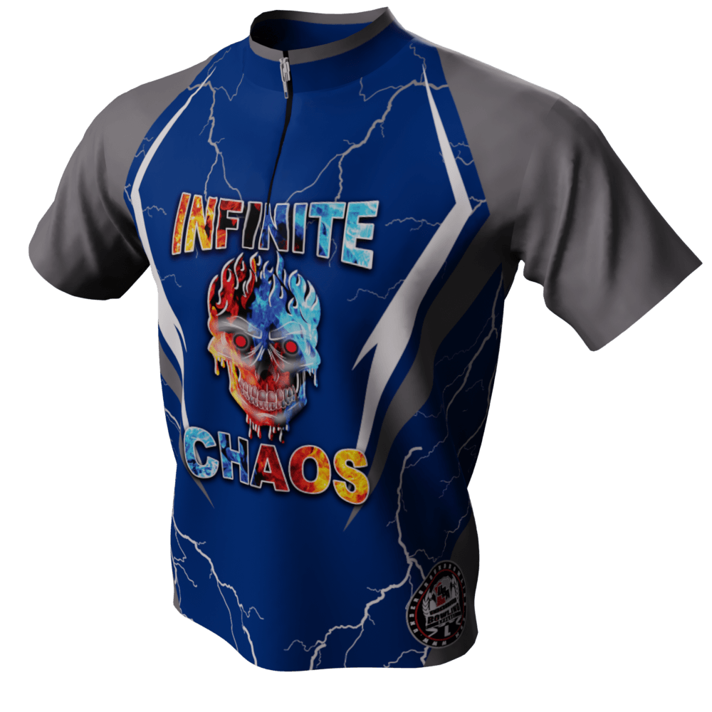 Infinite Chaos Gray Lightning Bowling Jersey