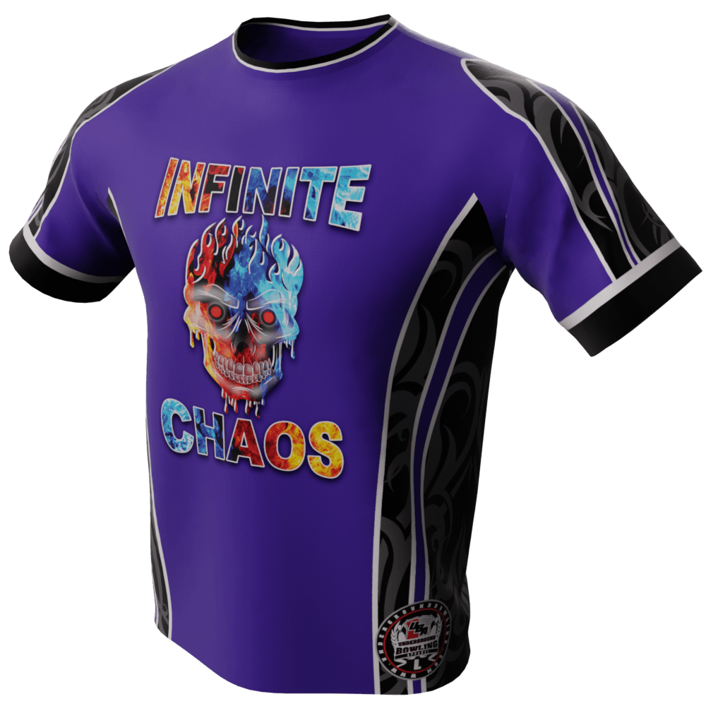 Infinite Chaos Purple Floral Bowling Jersey