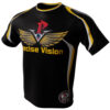 Precise Vision Black and Gold Bowling Jersey