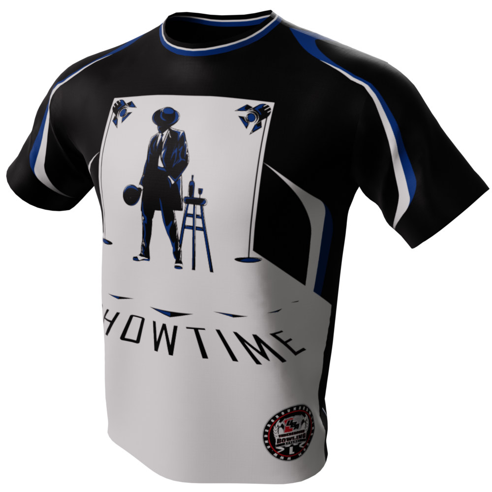 Showtime Black and White Bowling Jersey