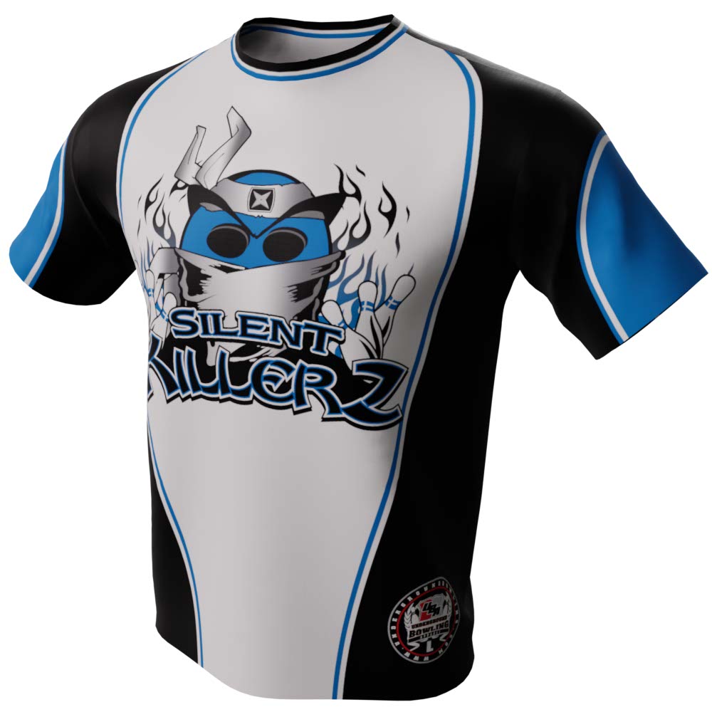 Silent Killers White Bowling Jersey
