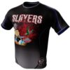 Slayers Black and Gray Faded Bowling Jersey