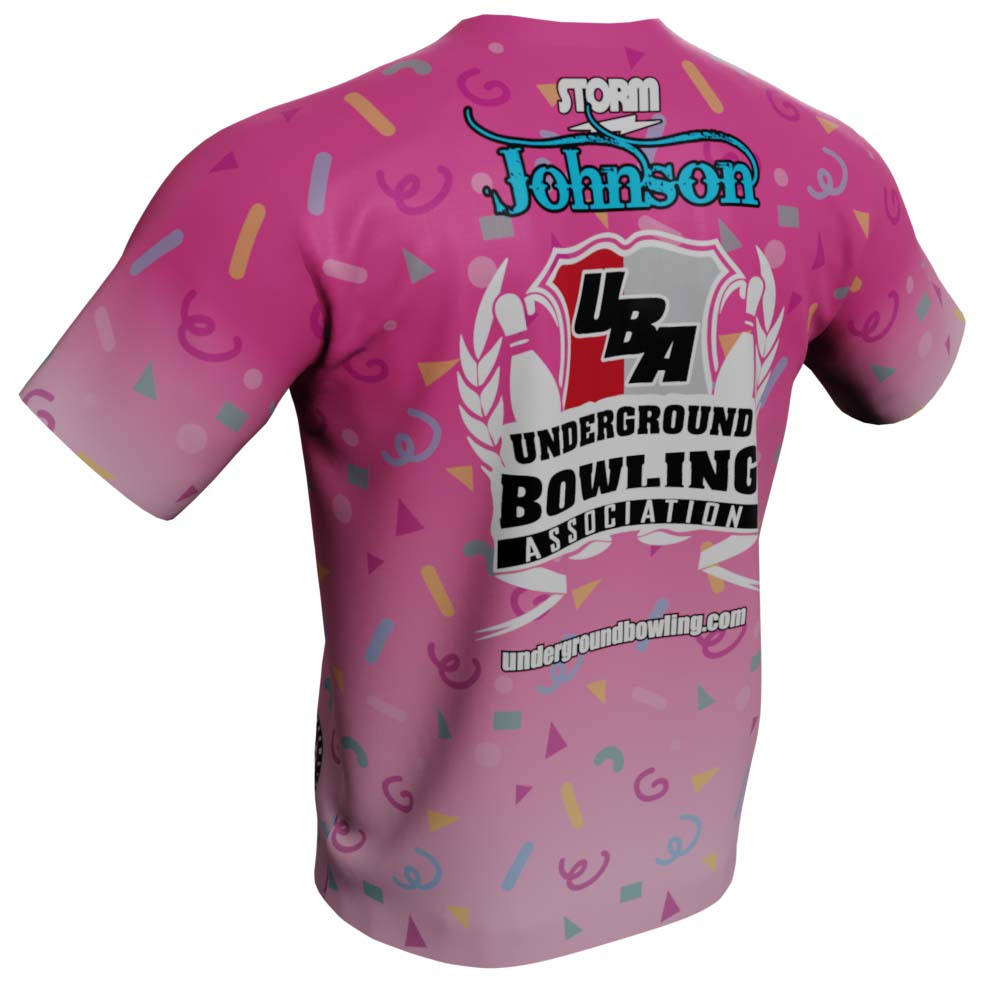 Southern Style Mafia Pink Bowling Jersey - back
