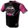 Str8 Bizness Cartel Black and Pink Bowling Jersey