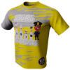 Usual Suspects Bowling Jersey - Gray and Yellow