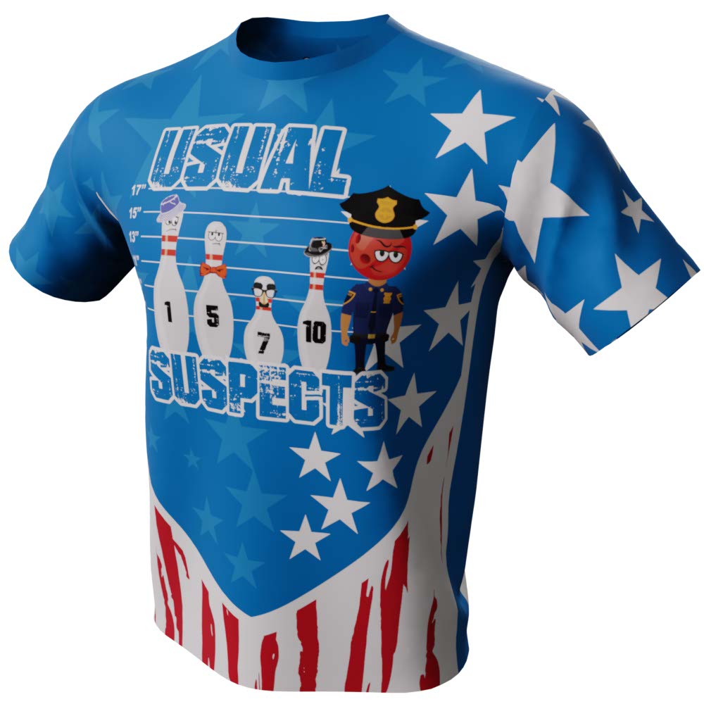 Usual Suspects Patriot Bowling Jersey