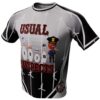 Usual Suspects White Barbed Wire Bowling Jersey