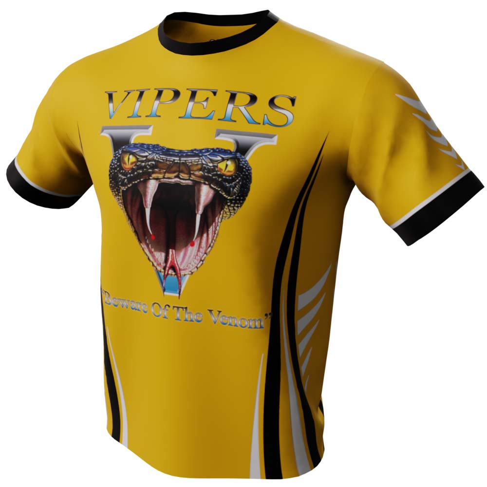 Vipers Gold Bowling Jersey