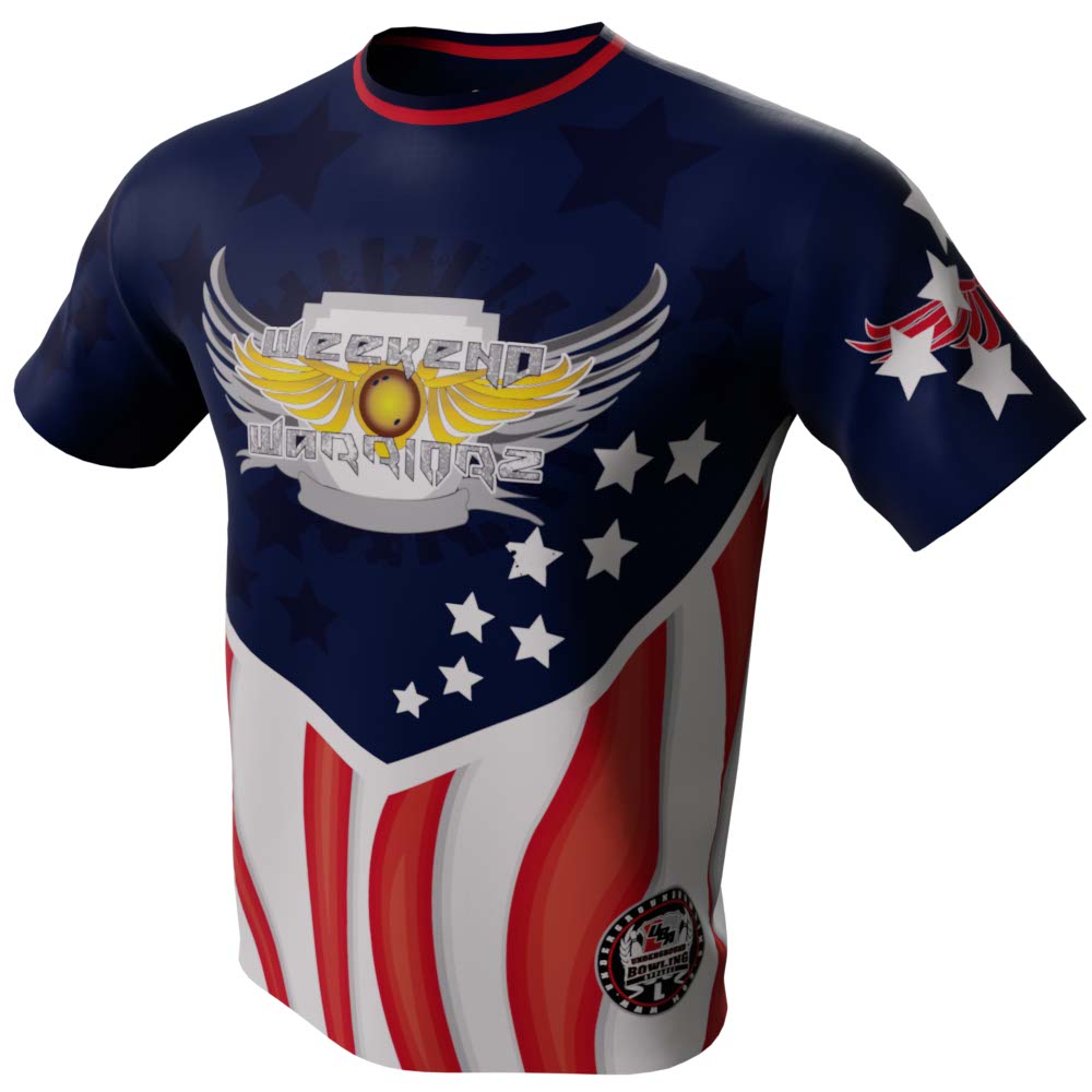 Weekend Warriors American Flag Jersey - front